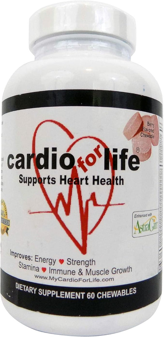 CardioForLife - 60 Chewable Tablets - Berry