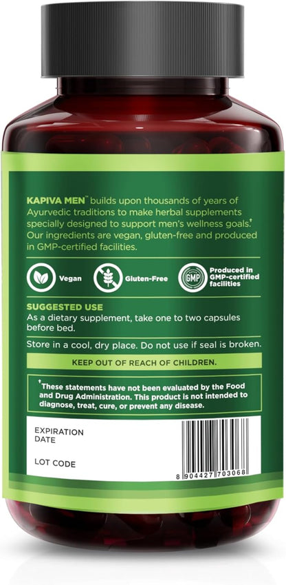 Sleep Support Supplement with Bacopa, Valerian, Ashwagandha, and Other Herbs and Vitamins, Supports Healthy Sleep Patterns, 60 Day Supply, 120 Capsules