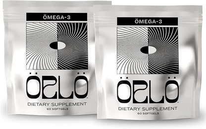 Orlo Omega 3 - Triple Strength Vegan Omega3s Supplement - Plant Based DHA & EPA Fatty Acids - Algae Omega-3 Oil - Krill or Fish Oil Alternative (120 Mini Softgels)