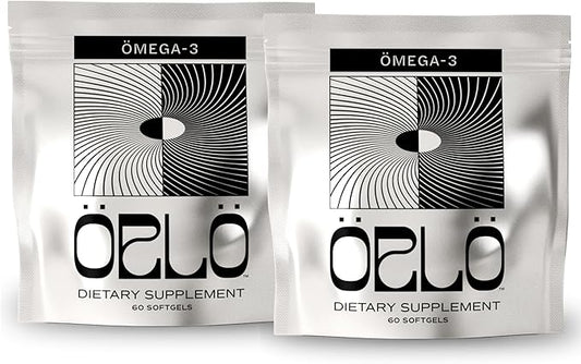 Orlo Omega 3 - Triple Strength Vegan Omega3s Supplement - Plant Based DHA & EPA Fatty Acids - Algae Omega-3 Oil - Krill or Fish Oil Alternative (120 Mini Softgels)