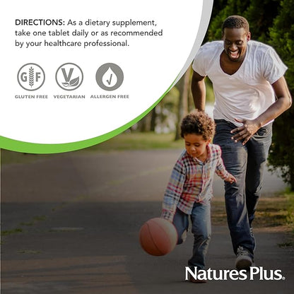 Natures Plus Herbal Actives Milk Thistle, Extended Release - 30 Tablets, Pack of 2 - Vegetarian, Gluten Free - 60 Total Servings