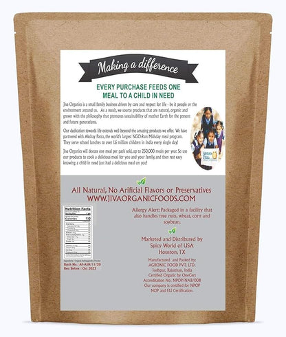 Jiva Organics Ashwagandha Root Powder 1.25 Pound (20oz) - Gluten Free, Indian Ginseng, Raw, Pure, Non-GMO, Lab Tested Ayurvedic Indian Powder