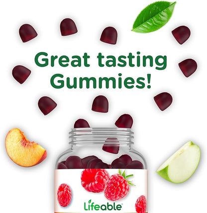 Lifeable Postnatal Multivitamin with Iron, Choline and Iodine | Great Tasting Postnatal Vitamins for Women Breastfeeding | Vegetarian Non-GMO Lactation Supplement | 90 Gummies