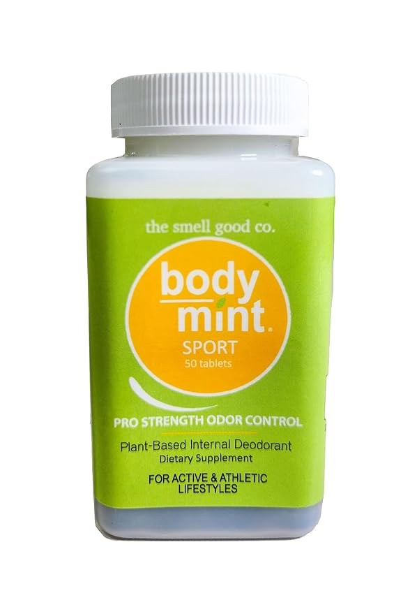 Sport, Extra Strength Chlorophyll Deodorizing Supplement for Full Body Freshness, Aluminum-Free Plant-Based Internal Deodorant, Designed for Active and Athletic Lifestyles, 50 tabs