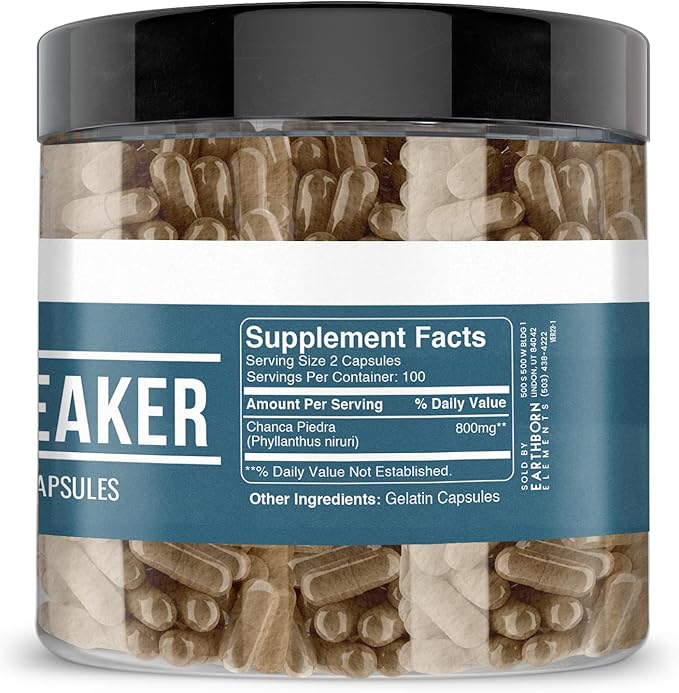 Earthborn Elements Chanca Piedra & Magnesium Citrate Bundle (200 caps)