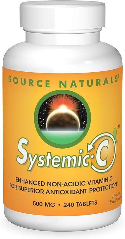 Source Naturals Systemic C, 500mg - 240 Tablets