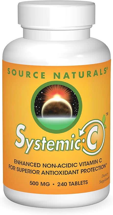 Source Naturals Systemic C, 500mg - 240 Tablets