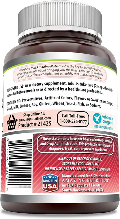 Amazing Formulas Cranberry Extract | 950 Mg Per Serving | 120 Capsules Supplement | Non-GMO, Gluten Free, Made in USA
