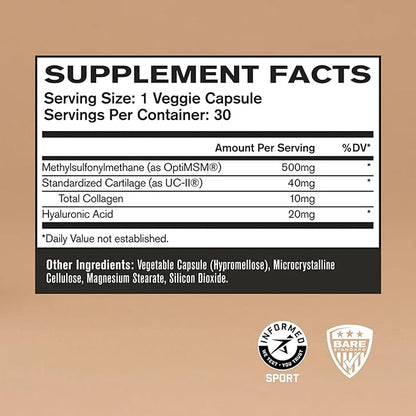 BARE PERFORMANCE NUTRITION BPN Strong Greens Superfood Powder, Strong Joints & Strong Multi-Vitamin Bundle