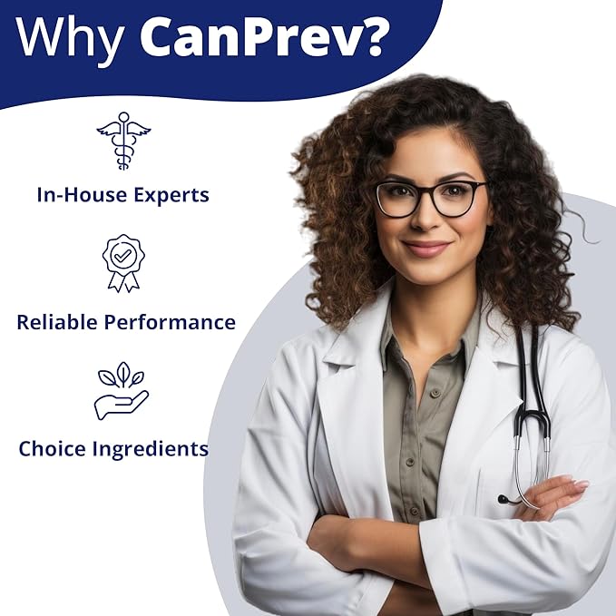 CanPrev Magnesium Biglycinate Chelated 80mg Ultra Gentle 120 V-Caps 120-Day Supply - Support Muscle Function, Bone Strength & Relaxation, Pure Magnesium Bisglycinate Formula, Promote Comfort & Balance