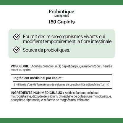 Nature's Bounty Acidophilus Probiotic 2 Billion, 150 caplets