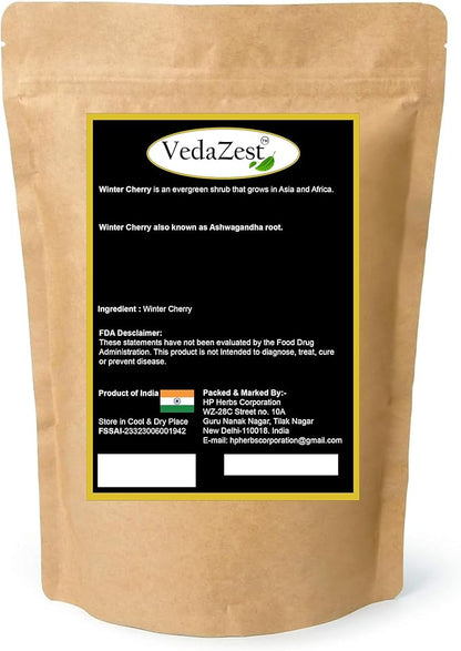 Winter Cherry Root Whole Raw 100g/ 3.5 Oz | Whole Ashwagandha Root Dried Sticks Withania somnifera (Indian Ginseng)