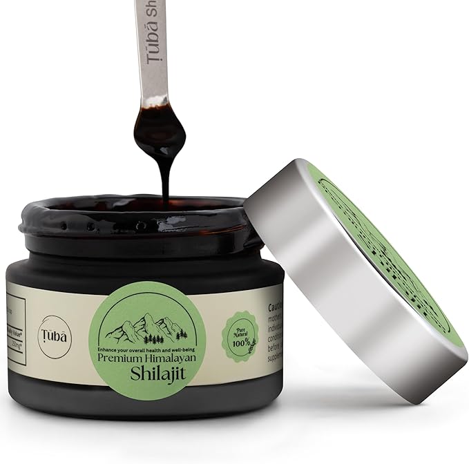 Tuba Pure Himalayan Shilajit Resin - 100% Pure Shilajit Resin for Increase Stamina, Mental Clarity, Cognitive Ability - 30 Gram Shilajit Pure Supplement Sourced from 17,000 Feet Above