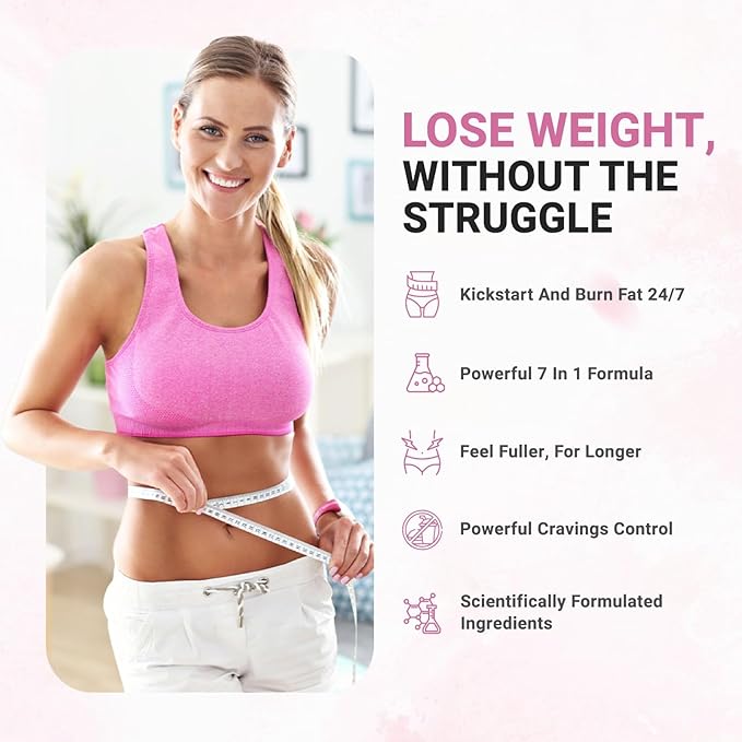 Crave Less: Secrets | NEW FORMULA Max Strength Appetite Suppressant Weight Loss Pills for Women | Belly Fat Burner, Carb Blocker, Energy Booster | 7 Ultra Ingredients for Fast Results - 60 Capsules