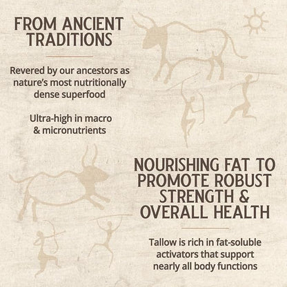 Grass Fed Beef Tallow Capsules (30 Day Supply)
