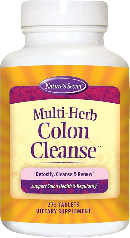 Nature's Secret Multi-Herb Colon Cleanse, 275 Tab
