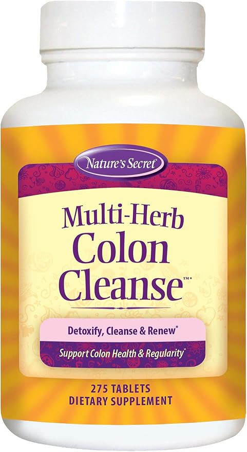 Nature's Secret Multi-Herb Colon Cleanse, 275 Tab