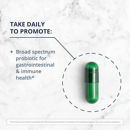 Metagenics UltraFlora Spectrum - Digestive & Immune Health Supplement* - Daily Probiotic - Non-GMO & Gluten-Free - 30 Capsules
