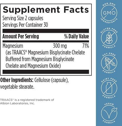 Designs for Health Magnesium Glycinate Complex (60 Capsules) & Whole Body Collagen (30 Servings) Bundle - High Absorption Magnesium with Premium Collagen Powder to Support Bones, Skin & Joints