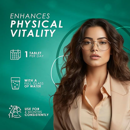 AMBROSIAL Lion's Mane with Black Pepper - 2000 mg Pack of 1-120 Tablets