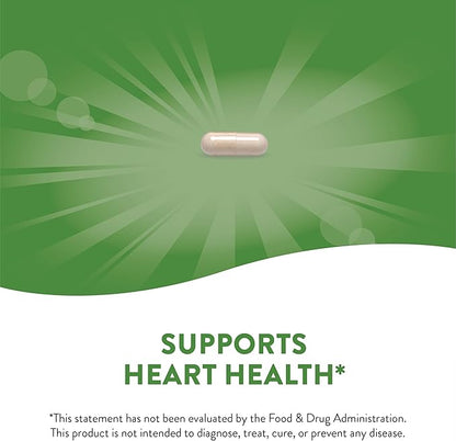 Nature's Way Garlic Bulb, Supports Heart Health*, 100 Vegan Capsules (Pack of 2)