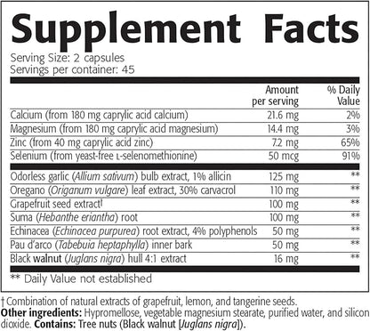 New Roots | Candida Cleanse Detox Supplement (90 Capsules), Stop Candida Overgrowth, Support Balanced Intestinal Flora with Oregano, Echinacea, Botanical Complex, Digestion Relief