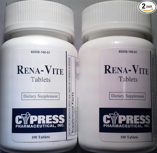 Rena-Vite Tablets, 100 Tablets Per Bottle (2 Bottles)