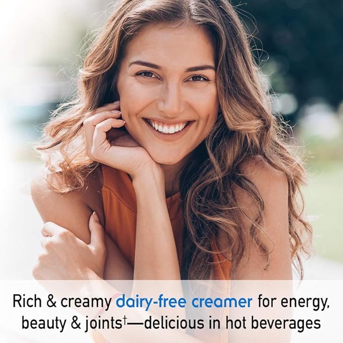 Garden of Life Grass Fed Collagen Creamer Powder - Vanilla, 12 Servings, Collagen Powder for Coffee Energy Beauty Joints, Coconut MCTs, Keto Protein Supplements
