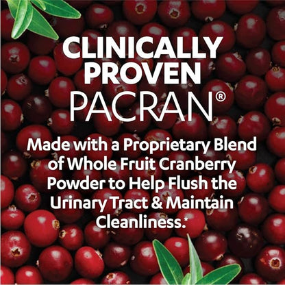AZO Cranberry Urinary Tract Health Gummies Dietary Supplement, 2 Gummies = 1 Glass of Cranberry Juice, Helps Cleanse & Protect, Natural Berrylicious Flavor, Non-GMO, 72 Gummies