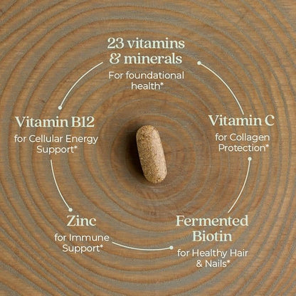 New Chapter Women's Multivitamin for Immune, Beauty + Energy Support with 20+ Nutrients -- Every Woman's One Daily, Gentle on the Stomach, 72 Count