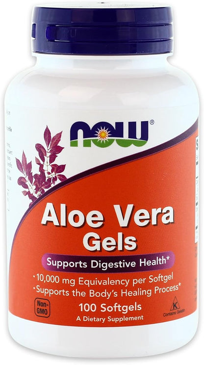 Now Foods Aloe Vera, 100 Softgels