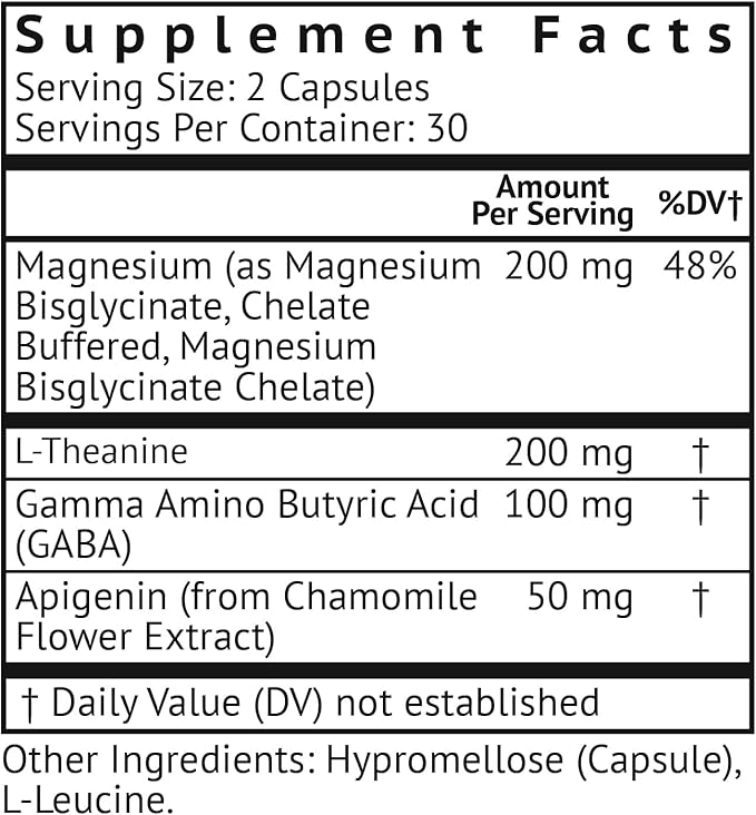 VitaMonk Melatonin Free Sleep Aid With Magnesium, GABA, Theanine and Apigenin - Natural Sleep Aid Without Melatonin, Natural Sleep Aids for Adults, Sleeping Pills for Adults, Sleeping Aids for Adults