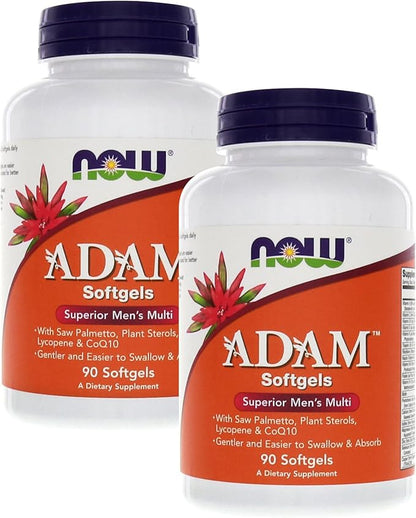 Adamâ„¢ Men's Multiple Vitamin 90 Softgels (Pack of 2)