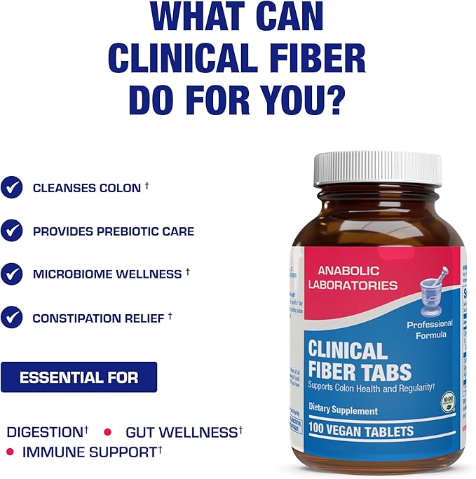 Soluble and Insoluble Fiber Supplement Pills - Clinical Formula Psyllium Husk Fiber Pills for Women & Men with Oat Fiber for Regularity Constipation & Colon Cleanse Support - Vegan & Gluten Free