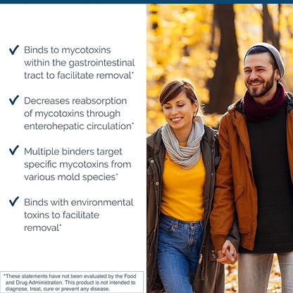Researched Nutritionals Activated Charcoal Pills for GI Detox Support - MycoPul - Humic & Fulvic Acid for to Support Mold Detox - Helps Bind Mycotoxins in The GI Tract (30 Capsules)