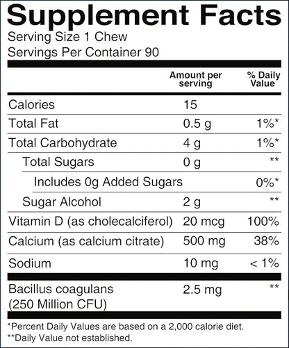 BariatricPal 90-Day Bariatric Vitamin Bundle (Multivitamin ONE 1 per Day! Capsule with 60mg Iron and Calcium Citrate Soft Chews 500mg with Probiotics - Blue Raspberry)