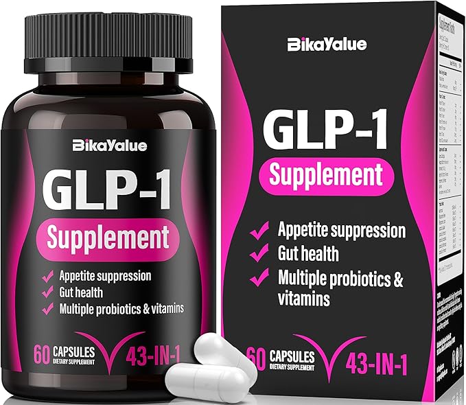 GLP-1 Alternative Supplement, Natural Extracts with Hops, Green Tea Extract, Garcinia Cambogia, Multivitamins, Probiotics, for Gut, GLP-1 Activate & Overall Health - 010