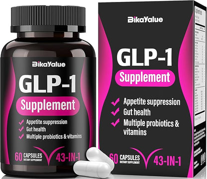 GLP-1 Alternative Supplement, Natural Extracts with Hops, Green Tea Extract, Garcinia Cambogia, Multivitamins, Probiotics, for Gut, GLP-1 Activate & Overall Health - 010