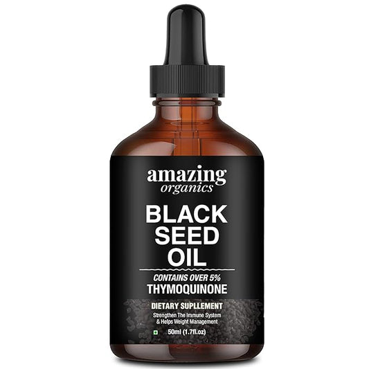 Black Seed Oil 50 ML - Pure, Cold-Pressed, for Enhanced Wellness and Vitality
