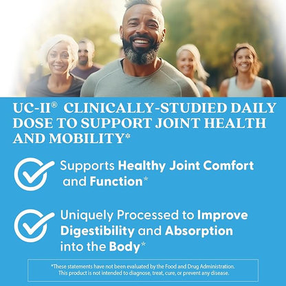 Doctor's Best BioAvailable Boswellia + UC-II, Supports Joint Health, Non-GMO, Gluten Free, Soy Free 60 Veggie Caps