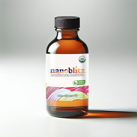 Sunflower Lecithin Liquid for Cooking and Baking. Liquid Lecithin for Gummies, and Smoothies (4oz, Organic, Vegan, Gluten-Free)