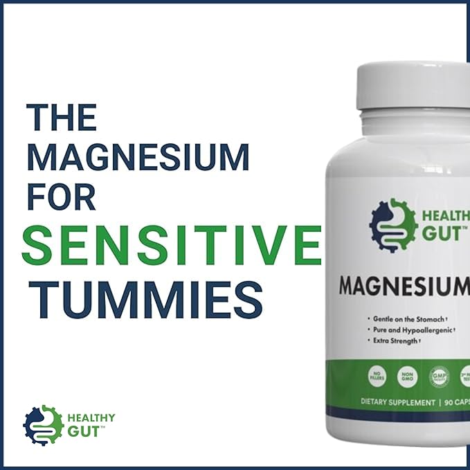 Magnesium-HP | Ultra Pure Glycinate with Zero Fillers | 180 mg Magnesium Glycinate | 90 Servings