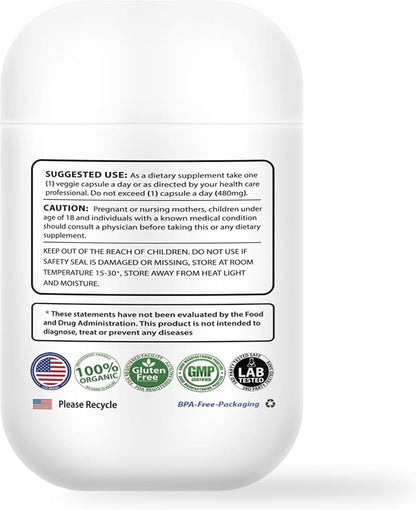 Probiotics 60 Billion CFU - 10 Strains + Organic Prebiotics - Immune, Digestive & Gut Health - Supports Occasional Constipation, Diarrhea, Gas & Bloating - for Women & Men - 60 ct