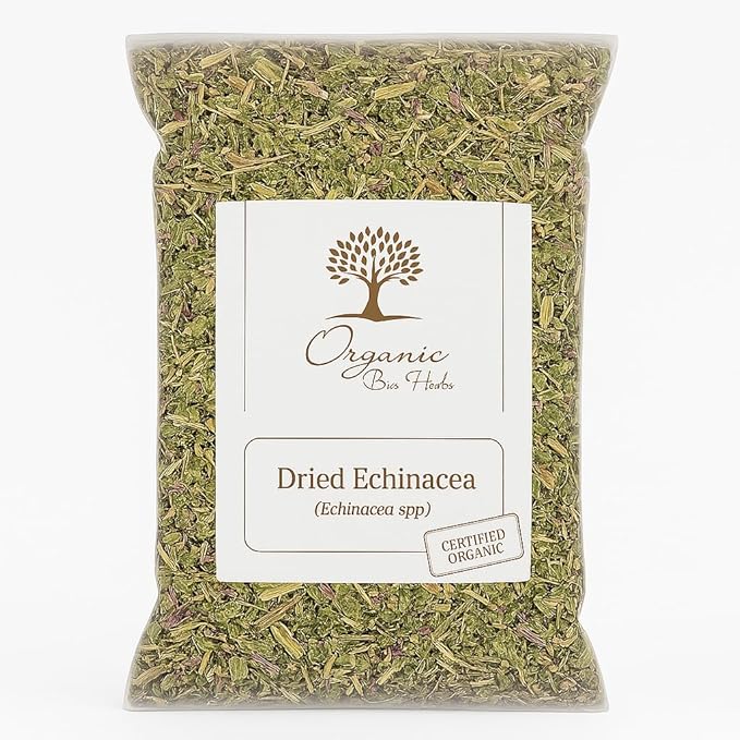 Organic Bio Herbs-Echinacea Dried Flowers – 100% Natural, Premium Quality Herb for Herbal Tea, Tinctures & Remedies – No Additives, Non-GMO (Echinacea Purpurea) 2 Oz.