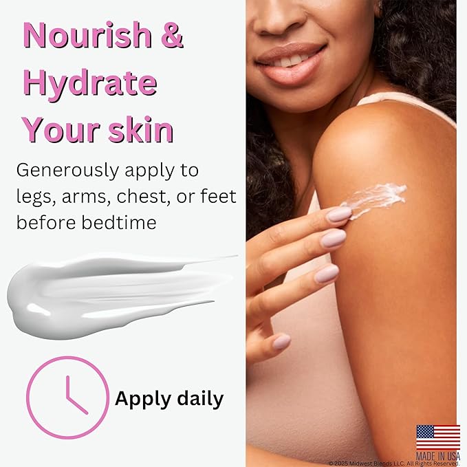 Magnesium Cream with Hibiscus Scent – Moisturizing & Floral Delight, 4 oz USA Made