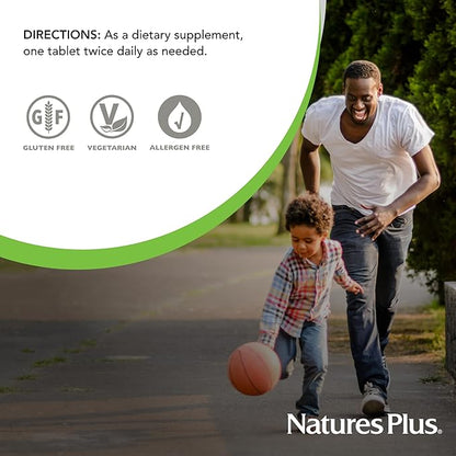 Natures Plus Kalm-Assure - 60 Bi-Layered Tablets - Supports Relaxation with Passionflower, GABA, Chamomile & Magnesium - Gluten Free & Vegan - 60 Servings