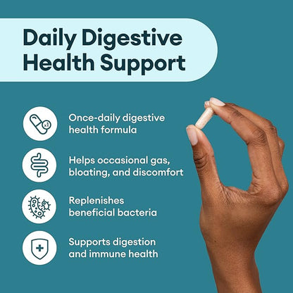 Physician's CHOICE Beginner Probiotics 15 Billion CFU - 6 Diverse Strains & Organic Prebiotics, Designed for Overall Digestive Health and Supports Occasional Constipation, Diarrhea, Gas & Bloating