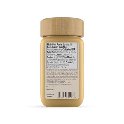 Bee and You Royal Jelly Raw Honey For Kids, Propolis Extract, 100% Natural Superfood, Ultra Pure, Immune Support Supplement, Antioxidants, Keto, Paleo, Gluten-Free, 6.7 oz