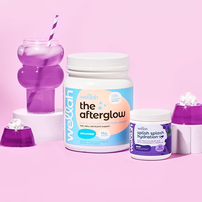 The Afterglow Multi Collagen Protein + Beauty (30 Servings, Unflavored) - Hair, Skin, Nail & Joint Support - Non-GMO and Gluten Free