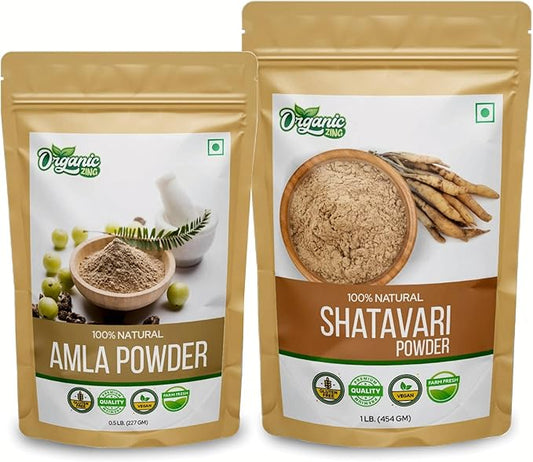 Shatavari Powder- 454g & Amla Powder- 227g